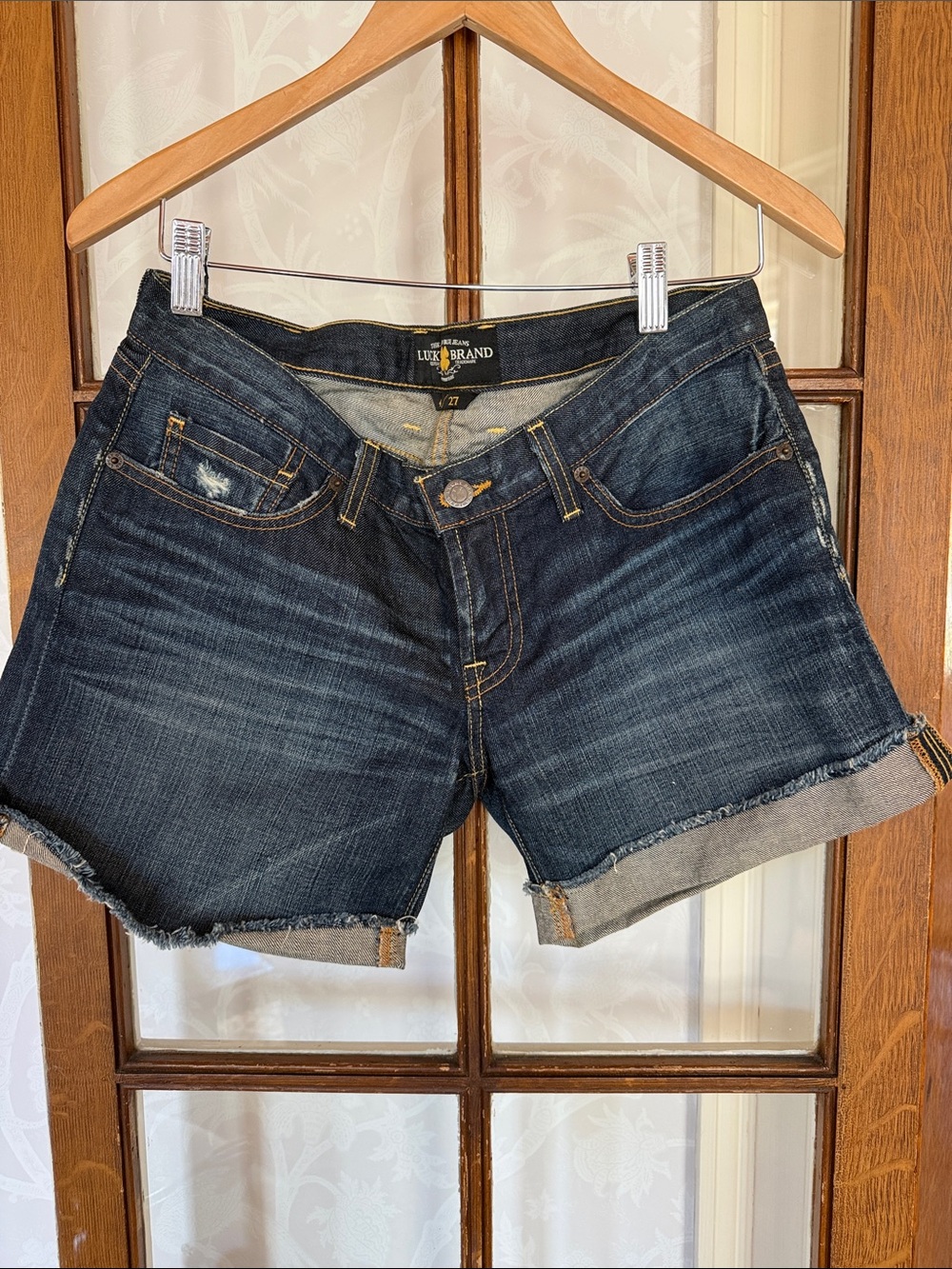 Lucky Brand Dark Blue Denim Shorts